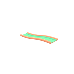 Spline Concave Straight Hill Complete Half